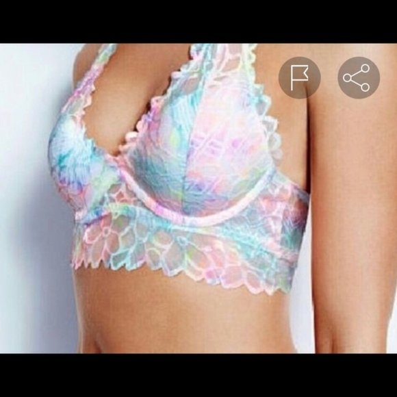 PINK Victoria's Secret Other - NWT VS PINK Bralett Lace Cinderella Halter
